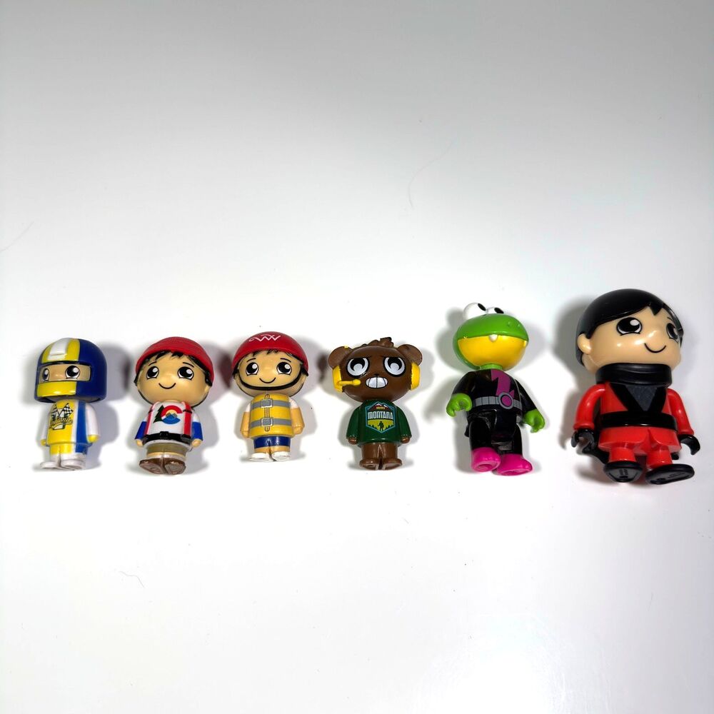 Ryan's World Mini Figures Lot of 6 Road Trip Tour Gus Montana Combo Panda Toy
